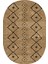 Dijital Baskılı Kaymaz Taban Yıkanabilir Oval Salon Halısı Mutfak Halısı Yolluk NDO-SD-275 2