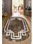 Dijital Baskılı Kaymaz Taban Yıkanabilir Oval Salon Halısı Mutfak Halısı Yolluk NDO-SD-599 1