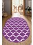 Dijital Baskılı Kaymaz Taban Yıkanabilir Oval Salon Halısı Mutfak Halısı Yolluk NDO-HS-542 1