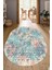 Dijital Baskılı Kaymaz Taban Yıkanabilir Oval Salon Halısı Mutfak Halısı Yolluk NDO-HT-110 1