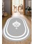 Dijital Baskılı Kaymaz Taban Yıkanabilir Oval Salon Halısı Mutfak Halısı Yolluk NDO-HT-814 1