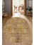 Dijital Baskılı Kaymaz Taban Yıkanabilir Oval Salon Halısı Mutfak Halısı Yolluk NDO-HT-985 1