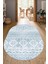 Dijital Baskılı Kaymaz Taban Yıkanabilir Oval Salon Halısı Mutfak Halısı Yolluk NDO-HT-989 1