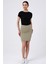 Kareli Mini Boy Etek, Gri (B19-49802-WN) 1