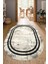 Dijital Baskılı Kaymaz Taban Yıkanabilir Oval Salon Halısı Mutfak Halısı Yolluk NDO-HT-1271 1