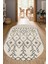 Dijital Baskılı Kaymaz Taban Yıkanabilir Oval Salon Halısı Mutfak Halısı Yolluk NDO-SD-555 1
