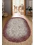 Dijital Baskılı Kaymaz Taban Yıkanabilir Oval Salon Halısı Mutfak Halısı Yolluk NDO-HT-247 1