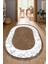 Dijital Baskılı Kaymaz Taban Yıkanabilir Oval Salon Halısı Mutfak Halısı Yolluk NDO-HT-657 1