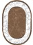 Dijital Baskılı Kaymaz Taban Yıkanabilir Oval Salon Halısı Mutfak Halısı Yolluk NDO-HT-657 2