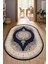 Dijital Baskılı Kaymaz Taban Yıkanabilir Oval Salon Halısı Mutfak Halısı Yolluk NDO-HT-461 1