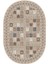 Dijital Baskılı Kaymaz Taban Yıkanabilir Oval Salon Halısı Mutfak Halısı Yolluk Ndo-Ht-29 2