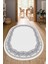 Dijital Baskılı Kaymaz Taban Yıkanabilir Oval Salon Halısı Mutfak Halısı Yolluk NDO-HY-896 1