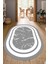 Dijital Baskılı Kaymaz Taban Yıkanabilir Oval Salon Halısı Mutfak Halısı Yolluk NDO-HY-1383 1