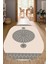 Dijital Baskılı Kaymaz Taban Yıkanabilir Oval Salon Halısı Mutfak Halısı Yolluk NDO-SD-619 1