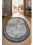 Dijital Baskılı Kaymaz Taban Yıkanabilir Oval Salon Halısı Mutfak Halısı Yolluk NDO-HT-241 1