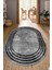 Dijital Baskılı Kaymaz Taban Yıkanabilir Oval Salon Halısı Mutfak Halısı Yolluk NDO-HT-486 1