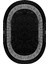 Dijital Baskılı Kaymaz Taban Yıkanabilir Oval Salon Halısı Mutfak Halısı Yolluk NDO-SD-1079 2