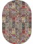 Dijital Baskılı Kaymaz Taban Yıkanabilir Oval Salon Halısı Mutfak Halısı Yolluk NDO-SD-314 2