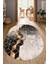 Dijital Baskılı Kaymaz Taban Yıkanabilir Oval Salon Halısı Mutfak Halısı Yolluk NDO-HT-322 1