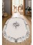 Dijital Baskılı Kaymaz Taban Yıkanabilir Oval Salon Halısı Mutfak Halısı Yolluk NDO-SD-404 1
