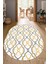 Dijital Baskılı Kaymaz Taban Yıkanabilir Oval Salon Halısı Mutfak Halısı Yolluk NDO-HY-1053 1