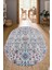 Dijital Baskılı Kaymaz Taban Yıkanabilir Oval Salon Halısı Mutfak Halısı Yolluk NDO-HT-755 1