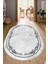 Dijital Baskılı Kaymaz Taban Yıkanabilir Oval Salon Halısı Mutfak Halısı Yolluk NDO-HY-1188 1