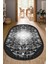 Dijital Baskılı Kaymaz Taban Yıkanabilir Oval Salon Halısı Mutfak Halısı Yolluk NDO-SD-1022 1
