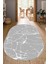 Dijital Baskılı Kaymaz Taban Yıkanabilir Oval Salon Halısı Mutfak Halısı Yolluk NDO-HT-417 1