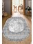 Dijital Baskılı Kaymaz Taban Yıkanabilir Oval Salon Halısı Mutfak Halısı Yolluk NDO-SD-663 1