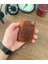 El Yapımı Deri 2 Bölmeli Çıtçıtlı Minimal Kartlık Cüzdan 1