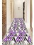 Dijital Baskılı Kaymaz Taban Yıkanabilir Modern Yolluk ve Koridor Halısı NDU-HT-782 1