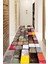 Dijital Baskılı Kaymaz Taban Yıkanabilir Modern Yolluk ve Koridor Halısı NDU-HS-511 1