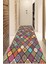 Dijital Baskılı Kaymaz Taban Yıkanabilir Modern Yolluk ve Koridor Halısı NDU-HS-535 1