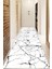 Dijital Baskılı Kaymaz Taban Yıkanabilir Modern Yolluk ve Koridor Halısı NDU-HT-418 1
