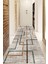 Dijital Baskılı Kaymaz Taban Yıkanabilir Modern Yolluk ve Koridor Halısı NDU-HT-676 1