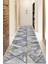 Dijital Baskılı Kaymaz Taban Yıkanabilir Modern Yolluk ve Koridor Halısı NDU-HT-1388 1
