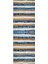 Dijital Baskılı Kaymaz Taban Yıkanabilir Modern Yolluk ve Koridor Halısı NDU-HS-356 2