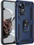 Xiaomi Mi 12T Pro Kılıf Military Ring Holder Lacivert 1
