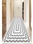 Dijital Baskılı Kaymaz Taban Yıkanabilir Modern Yolluk ve Koridor Halısı NDU-HY-1038 1