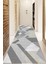 Dijital Baskılı Kaymaz Taban Yıkanabilir Modern Yolluk ve Koridor Halısı NDU-HT-159 1