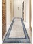 Dijital Baskılı Kaymaz Taban Yıkanabilir Modern Yolluk ve Koridor Halısı NDU-HT-669 1