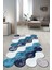 Dijital Baskılı Kaymaz Taban Yıkanabilir Lazer Kesim Salon Halısı Yolluk NLZR-HT-882 1