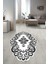 Dijital Baskılı Kaymaz Taban Yıkanabilir Lazer Kesim Salon Halısı Yolluk NLZR-HT-889 1