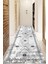 Dijital Baskılı Kaymaz Taban Yıkanabilir Modern Yolluk ve Koridor Halısı NDU-SD-1030 1
