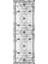 Dijital Baskılı Kaymaz Taban Yıkanabilir Modern Yolluk ve Koridor Halısı NDU-SD-1030 2