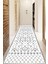 Dijital Baskılı Kaymaz Taban Yıkanabilir Modern Yolluk ve Koridor Halısı NDU-SD-557 1