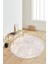 Dijital Baskılı Kaymaz Taban Yıkanabilir Yuvarlak Salon Halısı Koridor Halısı Paspas NDY-HT-385 1