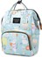 Çok Bölmeli Büyük Kapasiteli Bebek Bakım Çantası - Açık Mavi (Yurt Dışından) 1