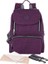 Yıkanabilir Bez Çok Fonksiyonlu Anne Çanta Sırt Çantası Moda Anne Çantası - Mor (Yurt Dışından) 1